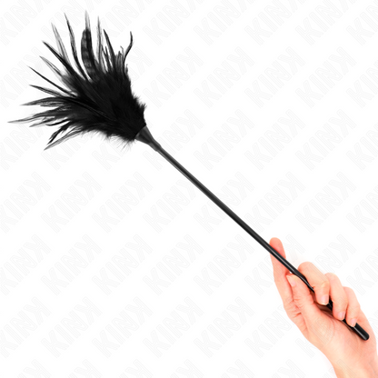 KINK - PLUMES À CHATOUILLER MULTIPLES NOIRES 45 CM
