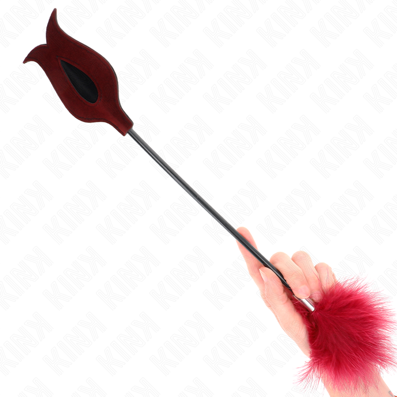 KINK - PLUMES À CHATOUILLER AVEC PAGUE EN FORME DE ROSE 38 CM