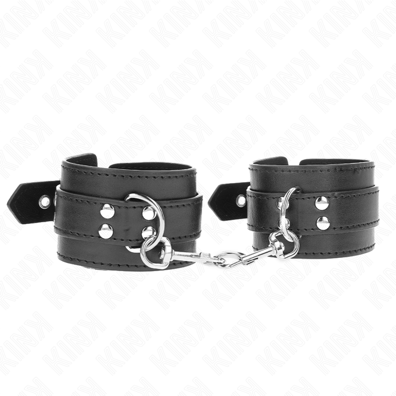 KINK - BRACELETS CLOUTÉS NOIRS 35 X 6 CM