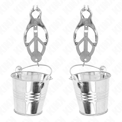 KINK - JAPANESE STYLE NIPPLE CLAMPS WITH SILVER CUBES