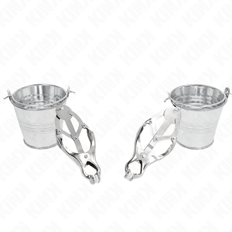 KINK - JAPANESE STYLE NIPPLE CLAMPS WITH SILVER CUBES