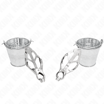 KINK - JAPANESE STYLE NIPPLE CLAMPS WITH SILVER CUBES