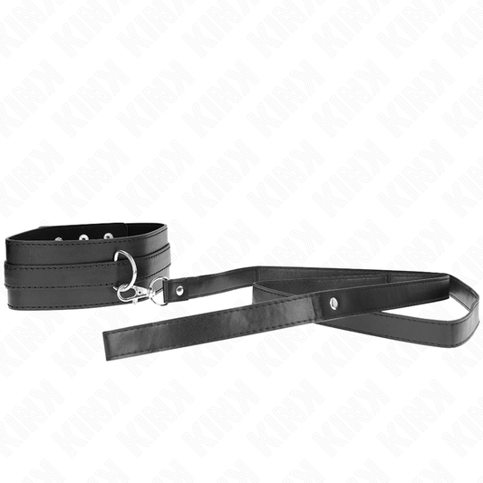 KINK - COLLIER AVEC LAISSE 116 CM MODÈLE 1 RÉGLABLE 36-43 CM X 5 CM