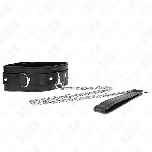 KINK - COLLIER AVEC SANGLE 65 CM NOIR 54 X 4,5 CM