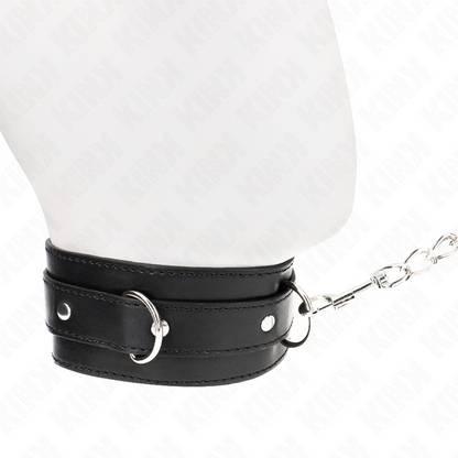 KINK - COLLIER AVEC SANGLE 65 CM NOIR 54 X 4,5 CM