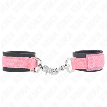 KINK - BRACELETS RÉGLABLES EN NÉOPRÈNE ROSE RÉGLABLES 22-34 CM