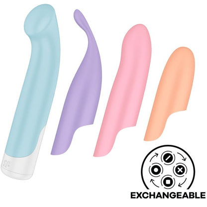 SATISFYER - ENSEMBLE DE QUATRE VIBRATEURS LUDIQUES 4 EN 1 + POWER BULLET