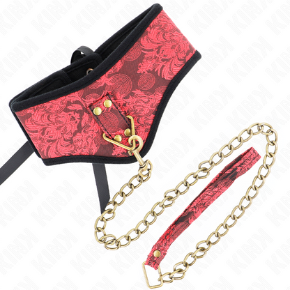 KINK - COLLIER LAISSE EN DENTELLE 75 CM MODÈLE SCANDAL 44 X 10 CM