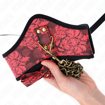 KINK - COLLIER LAISSE EN DENTELLE 75 CM MODÈLE SCANDAL 44 X 10 CM