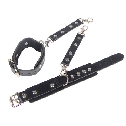 SUBBLIME - 953690 MENOTTES CEINTURE DE BONDAGE NOIRE TAILLE UNIQUE