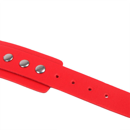 SUBBLIME - 953706 MENOTTES CEINTURE BONDAGE ROUGE TAILLE UNIQUE
