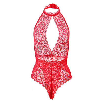 SUBBLIME - 953874 RED OPEN CUP BODYSUIT S/M