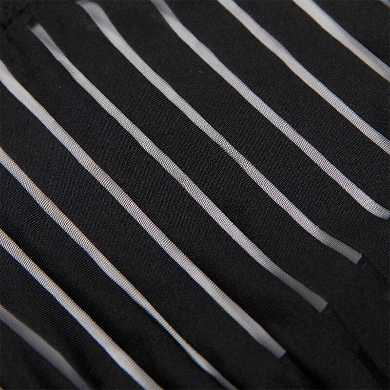 SUBBLIME - 954147 BLACK GARTER BODYSUIT S/M