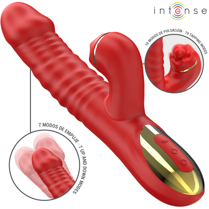 INTENSE - THALIA VIBRATION &amp; THRUST &amp; STIMULATION RED