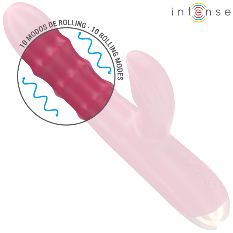 INTENSE - CHLOE 3-IN-1 MULTIFUNCTION VIBRATOR RED