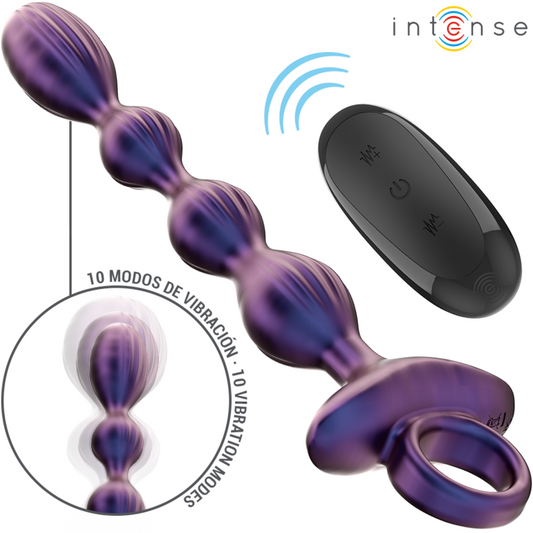INTENSE - JACKIE PLUG VIBRATEUR ANAL MODÈLE 1 TÉLÉCOMMANDE