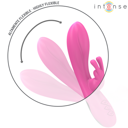 INTENSE - VIBRATEUR RANDALL RABBIT 10 VIBRATIONS ROSE