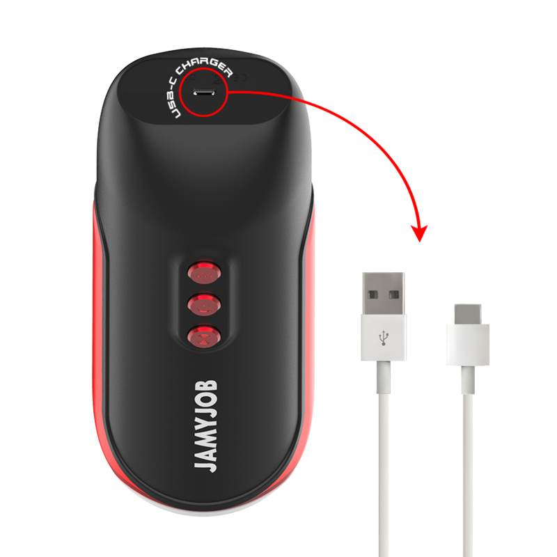 JAMYJOB - MASTURBATEUR BUCCAL AUTOMATIQUE BLAZE 5 MODES D'ASPIRATION ET DE VIBRATION