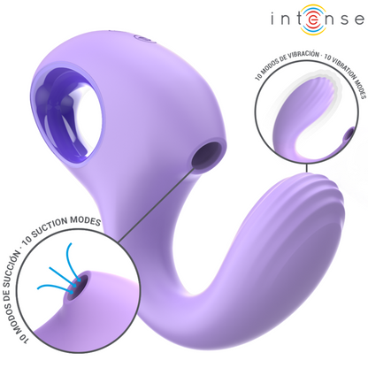 INTENSE - BAXTER VIBRATEUR &amp; STIMULATEUR VIOLET