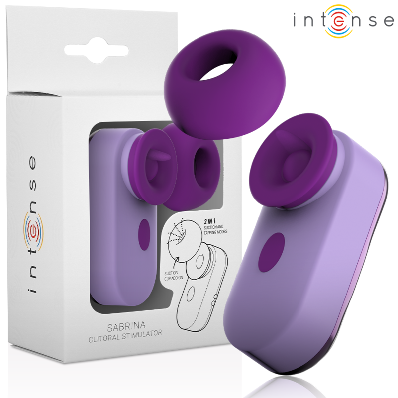 INTENSE - SABRINA TRAVEL SET VIOLET CLITORAL STIMULATOR