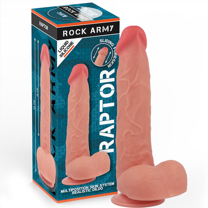 ROCKARMY - RAPTOR 24 CM -O- 4,4 CM SILICONE LIQUIDE DOUBLE DENSITÉ