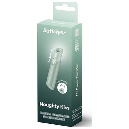 SATISFYER - NAUGHTY KISS WATER GREEN WAVE CLITORIS STIMULATOR