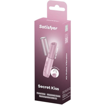 SATISFYER - SECRET KISS PINK WAVE CLITORIS STIMULATOR