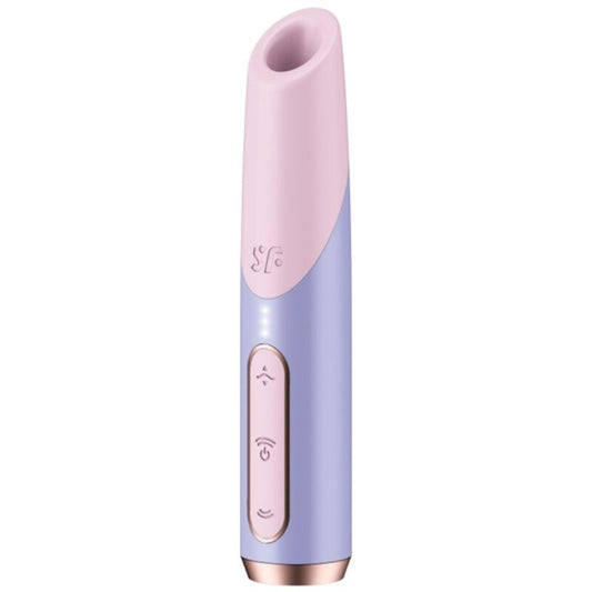 SATISFYER - BOLD KISS PINK / VIOLET WAVE CLITORIS STIMULATOR