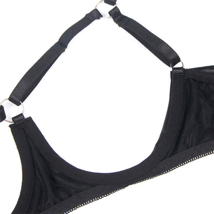 SUBBLIME - 955205 Ensemble soutien-gorge ajustable avec nœud noir L/XL
