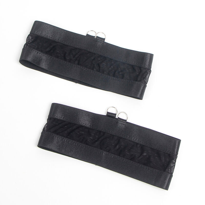 SUBBLIME - 955243 ENSEMBLE SOUTIEN-GORGE ET PORTE-JARRETELLES NOIR L/XL