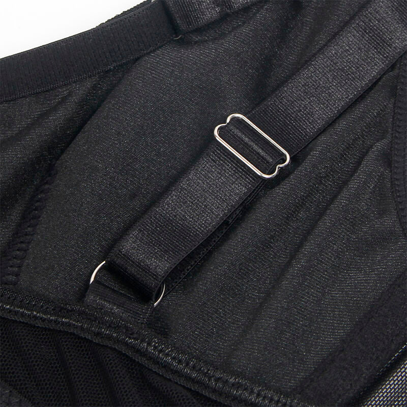 SUBBLIME - 955243 ENSEMBLE SOUTIEN-GORGE ET PORTE-JARRETELLES NOIR L/XL