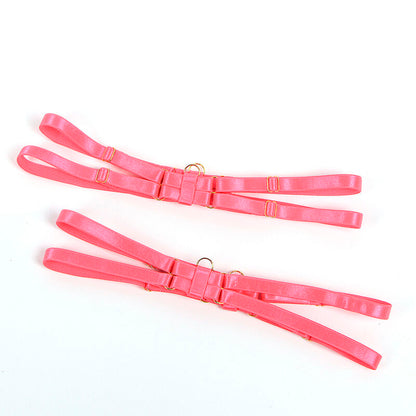 SUBBLIME - 955298 ENSEMBLE COLLIER ET SOUTIEN-GORGE ROSE FLUORESCENT S/M