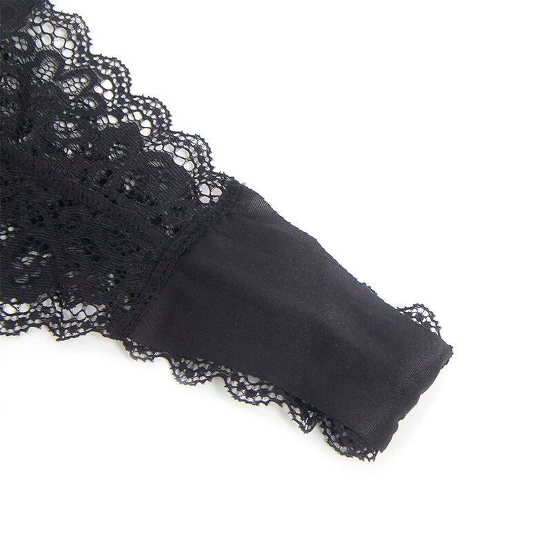 SUBBLIME - 955465 BODY ZIPPÉ EN CUIR NOIR L/XL