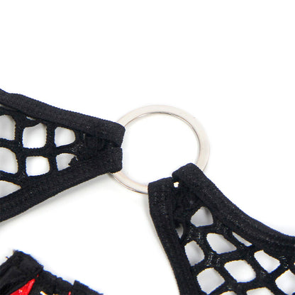 SUBBLIME - 955540 ENSEMBLE SOUTIEN-GORGE ZIPPÉ EN MAILLE VERNI ROUGE L/XL