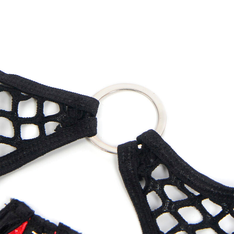 SUBBLIME - 955540 ENSEMBLE SOUTIEN-GORGE ZIPPÉ EN MAILLE VERNI ROUGE L/XL