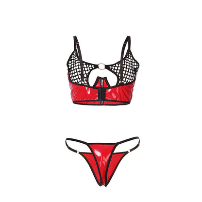 SUBBLIME - 955540 ENSEMBLE SOUTIEN-GORGE ZIPPÉ EN MAILLE VERNI ROUGE L/XL