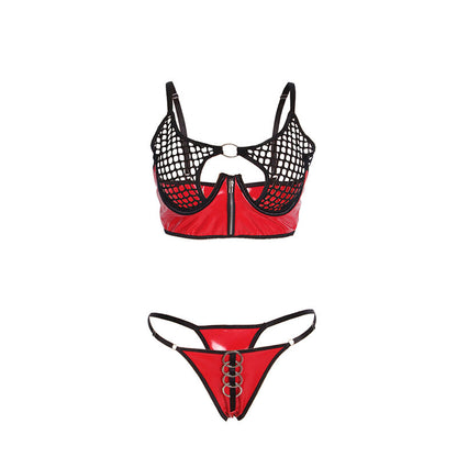 SUBBLIME - 955540 ENSEMBLE SOUTIEN-GORGE ZIPPÉ EN MAILLE VERNI ROUGE L/XL