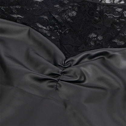 SUBBLIME - 955595 Black Lace Long Sleeve Dress S/M