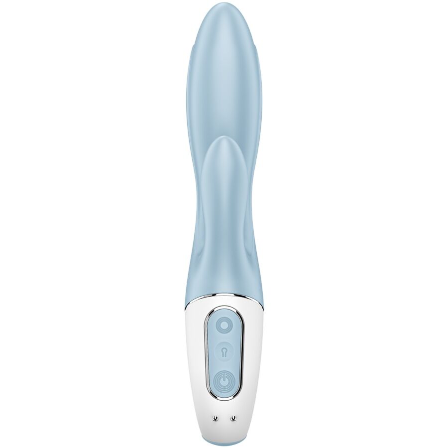 SATISFYER - AIR PUMP BUNNY 1 VIBRADOR INFLABLE RABBIT AZUL