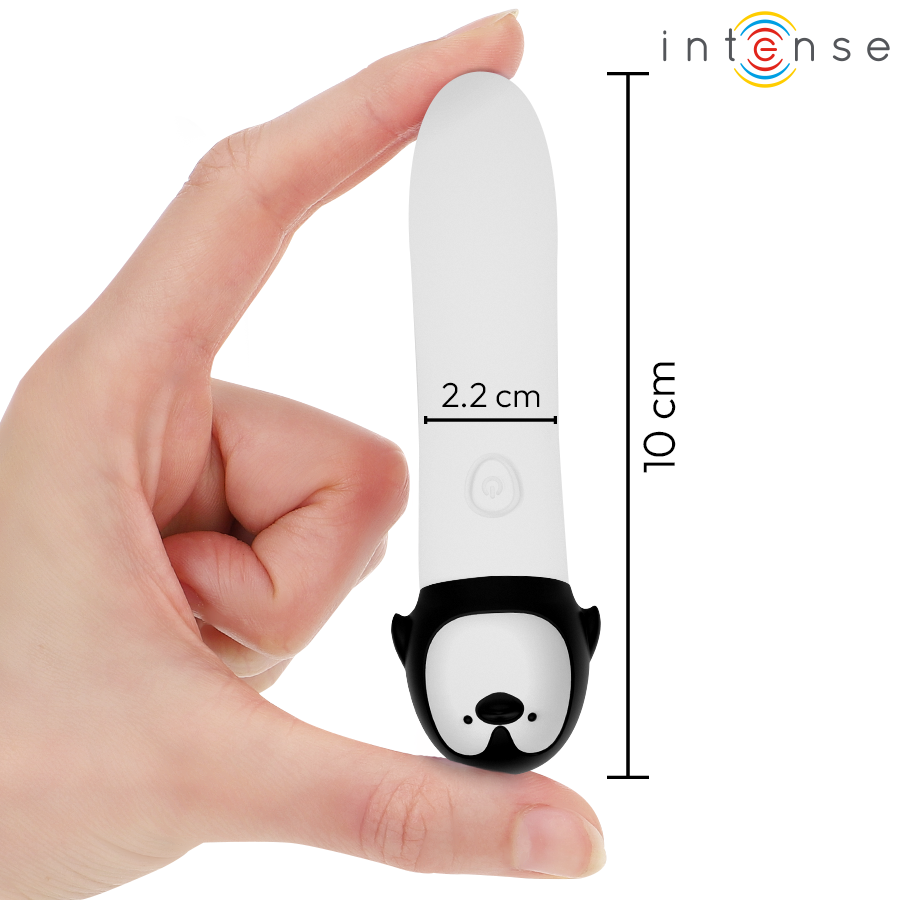 INTENSE - RICO USB RECHARGEABLE PENGUIN VIBRATING BULLET 10 X 2.2 CM