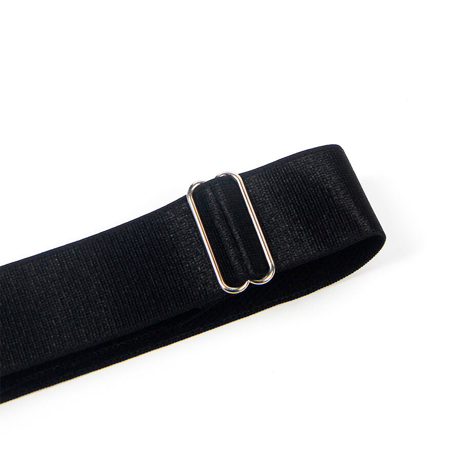 SUBBLIME - 957476 BLACK ADJUSTABLE GARTER BELT