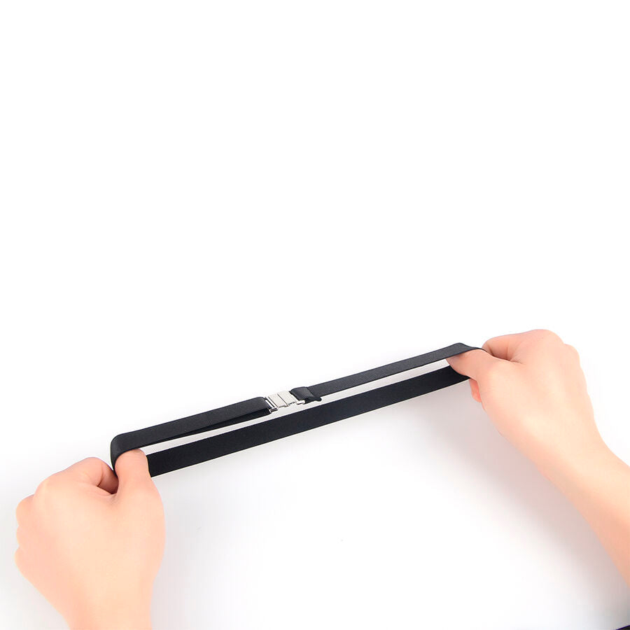 SUBBLIME - 957476 BLACK ADJUSTABLE GARTER BELT