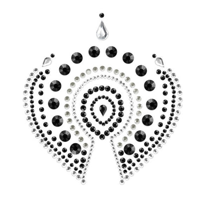 BIJOUX - INDISCRETS FLAMBOYANT BLACK&SILVER