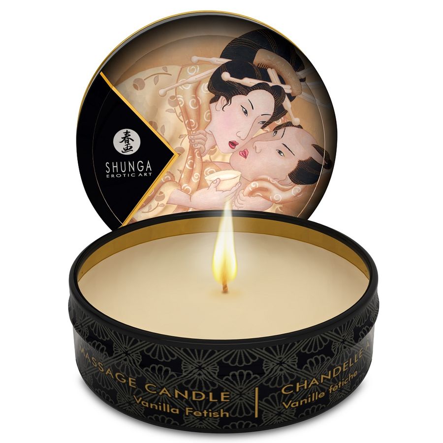 SHUNGA - MINI CARESS BY CANDELIGHT BOUGIE DE MASSAGE VANILLE 30 ML