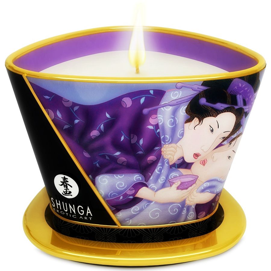 SHUNGA - MINI CARESS BY CANDELIGHT BOUGIE DE MASSAGE AUX FRUITS EXOTIQUES 170 ML