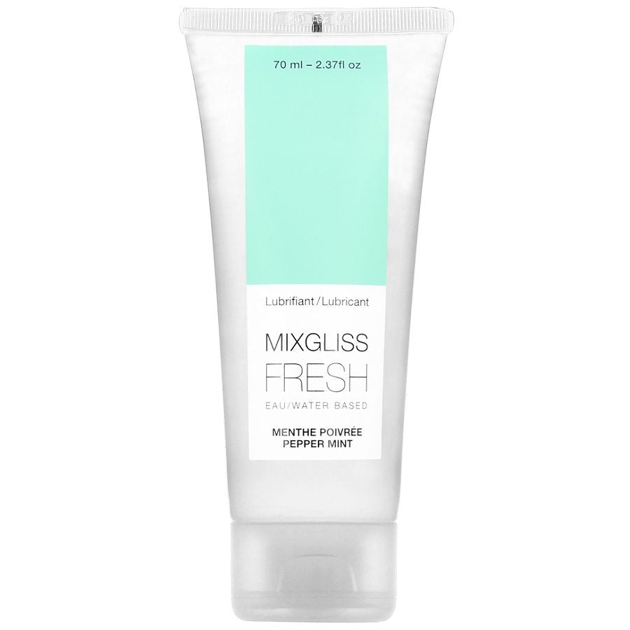 MIXGLISS - LUBRIFIANT A BASE D'EAU EFFET GOÛT MENTHE FROIDE 70 ML