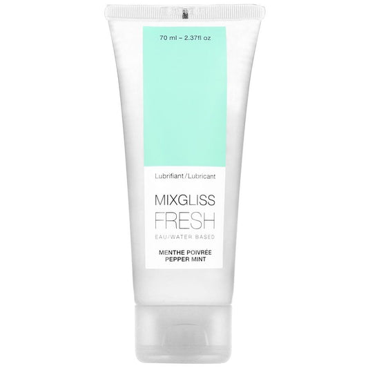 MIXGLISS - LUBRIFIANT A BASE D'EAU EFFET GOÛT MENTHE FROIDE 70 ML