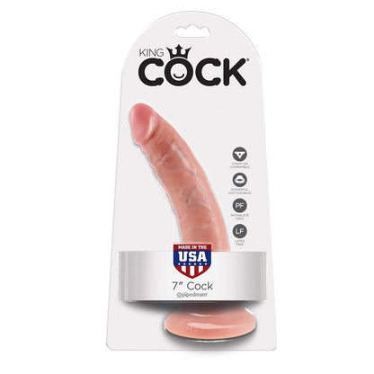 KING COCK - 7 DILDOS CARNE 17,8 CM