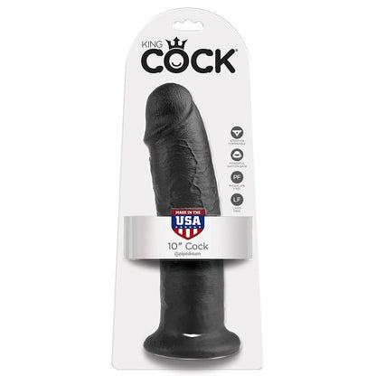 KING COCK - 10 DILDO BLACK 25 CM