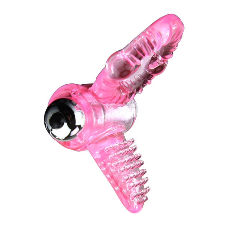 BAILE - SWEET ABS 10 RYTHMES RING VIBRATEUR ROSE ANNEAU PÉNIS